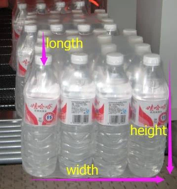 Automatic Big Box And Dozen Bottle Plastic Cutting Shrinking Machine
