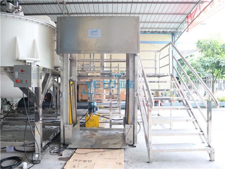 1000L Square PP Polypropylene Anti Corrosive Mixer Machine
