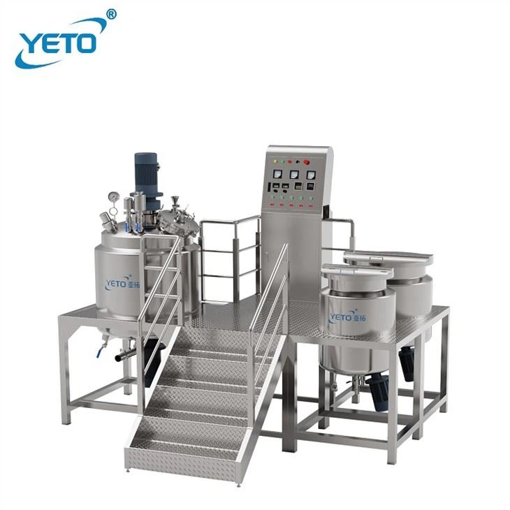 100L Fixed Vacuum Vacuum Emulsifier Mixer Machine Homogenised Milk Machine