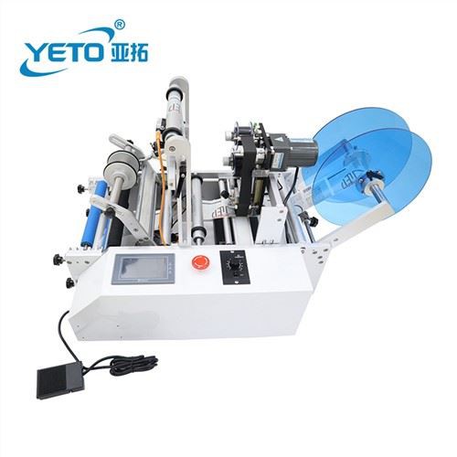 अर्ध स्वचालित गोल बोतल स्टिकर प्रिंटर लेबलिंग मशीन